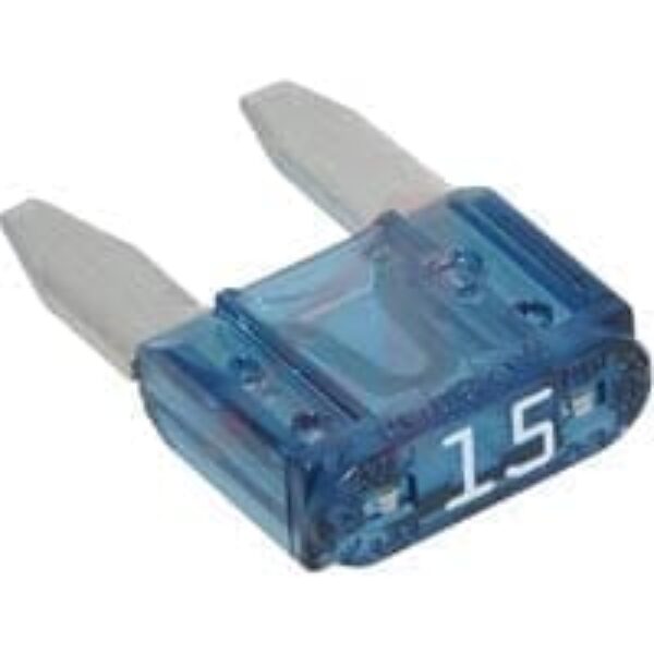 ATM BLADE 15 AMP MINI-FUSE-BUSSMANN-LIGHT BLUE-ATM15