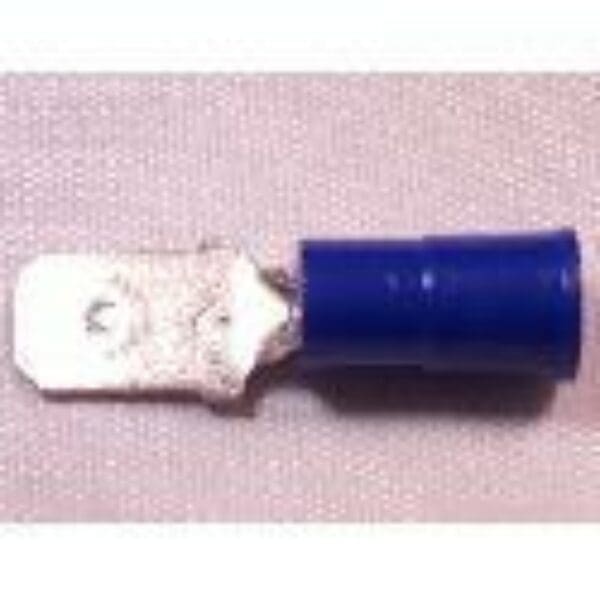 16-14 AWG .250 MALE QUICK DISCONNECT, NYLON - BLUE - MCT2