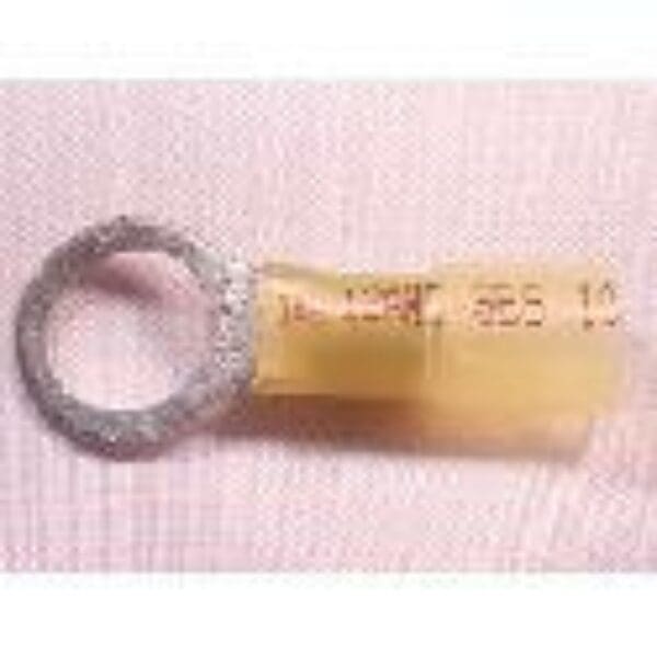12-10 GAUGE 3/8" EYELET HEAT SHRINK INSULATED RING TERMINAL - SC24038
