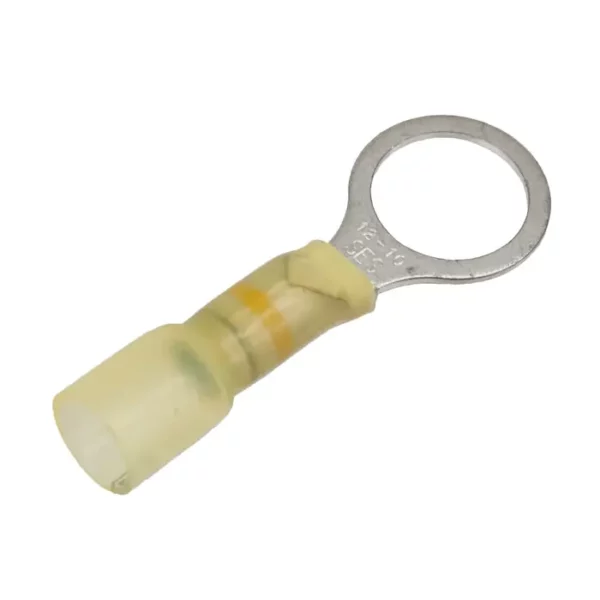3M 12-10 AWG HEAT SHRINK CRIMP SOLDER 1/2" RING TERMINAL - MADE IN USA - SCSC20112