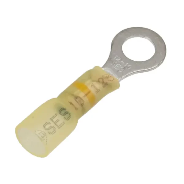 3M 12-10 AWG HEAT SHRINK CRIMP SOLDER 5/16" RING TERMINAL - MADE IN USA - SCSC23056LF