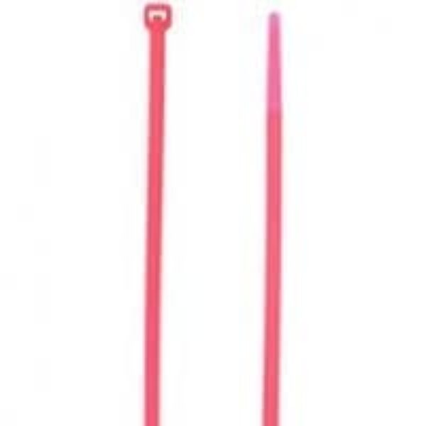 11" 50 LB - AUTOMOTIVE-MARINE GRADE WIRE CABLE TIE - PINK - TR1150PI